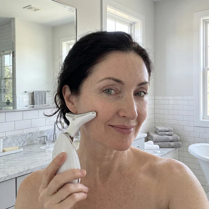 TheraNeck EMS RED LIGHT THERAPY FACE NECK LIFT WRINKLE REMOVER TIGHTEN MASSAGER